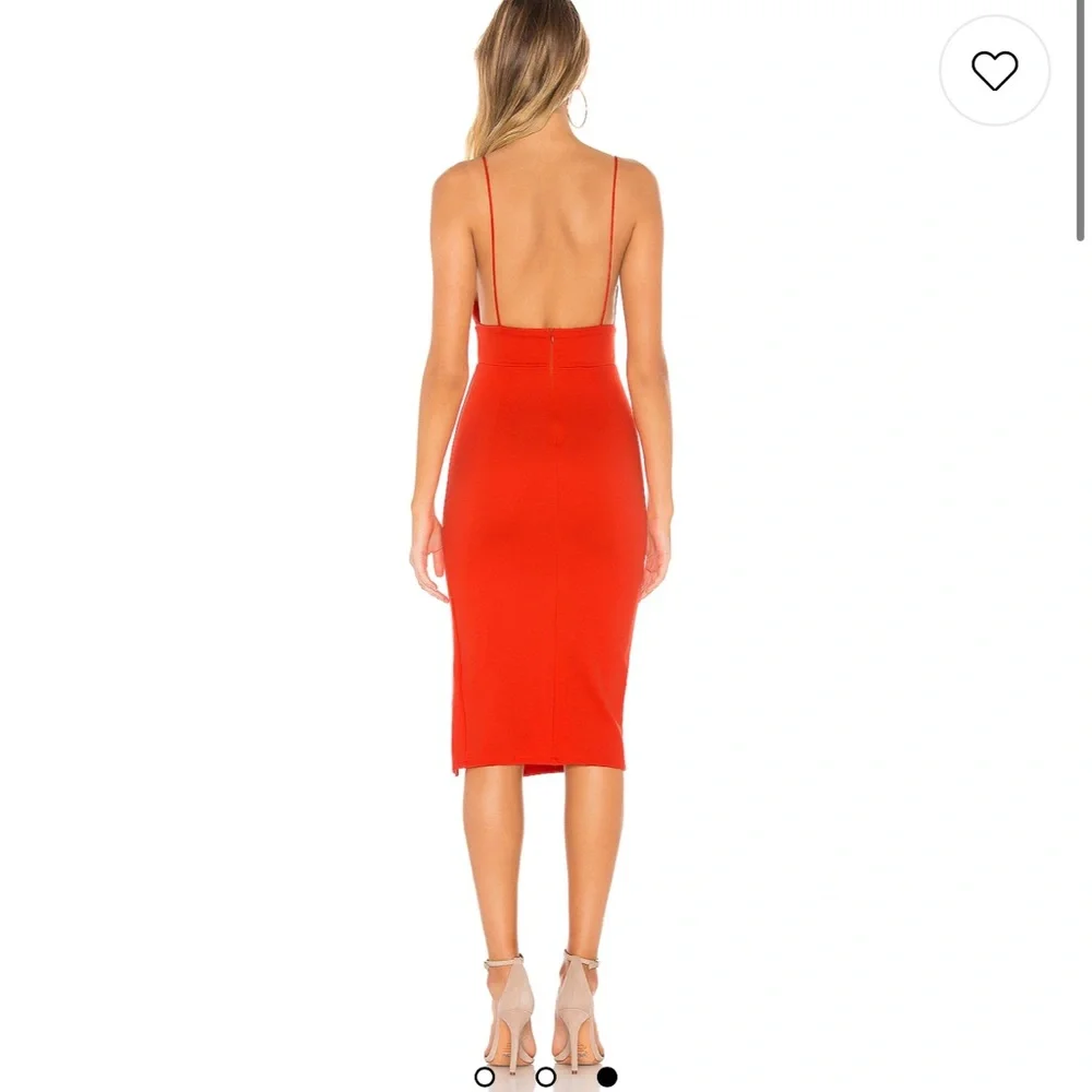 NWT Superdown Tricia Cut Out Dress in Poppy - Picture 2 of 5